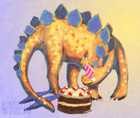 Preview image for  Birthday stegosaurus