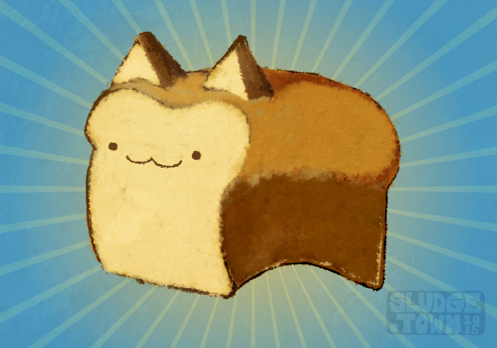 Loaf of cat bread